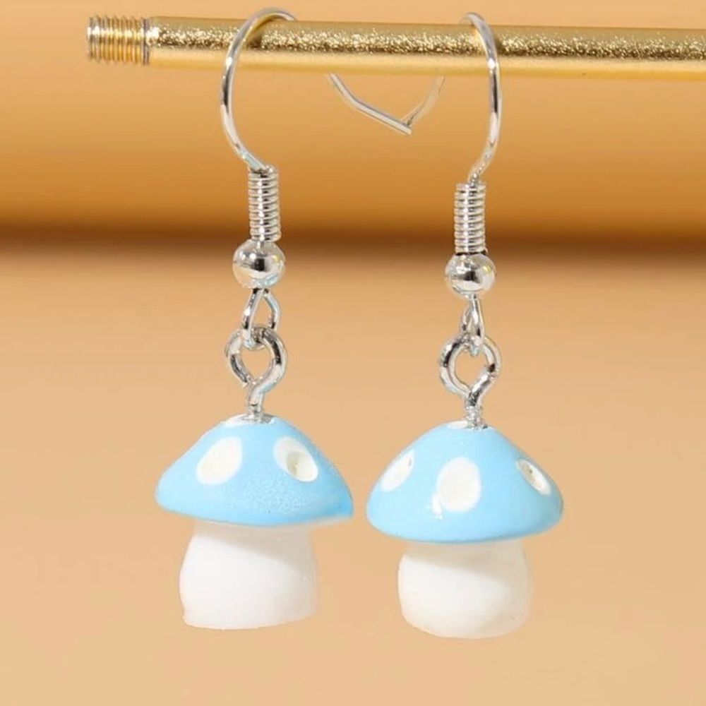 Mushroom Statement Earrings